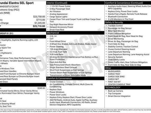 New 2026 Hyundai Elantra Sport image 34