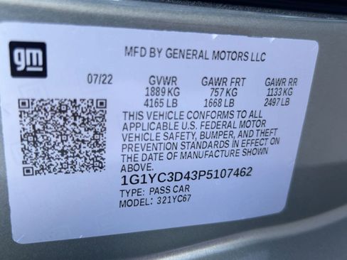 Certified 2023 Chevrolet Corvette Stingray Premium Conv w/ Z51 Performance Package image 18