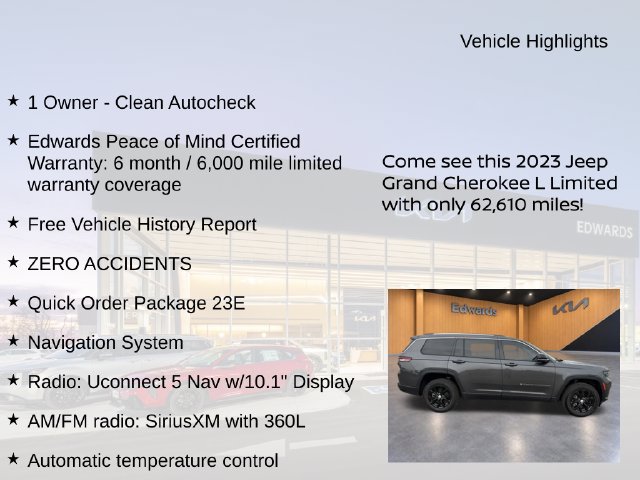 Used 2023 Jeep Grand Cherokee L Limited AWD/4WD image 11