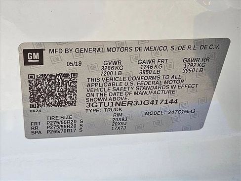 Used 2018 GMC Sierra 1500 SLT w/ Enhanced Driver Alert Package image 23