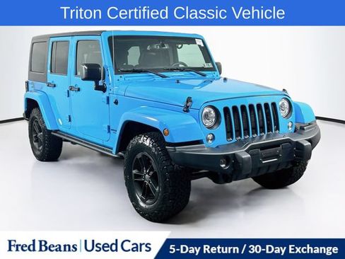 Used 2017 Jeep Wrangler Unlimited Sahara AWD/4WD image 1