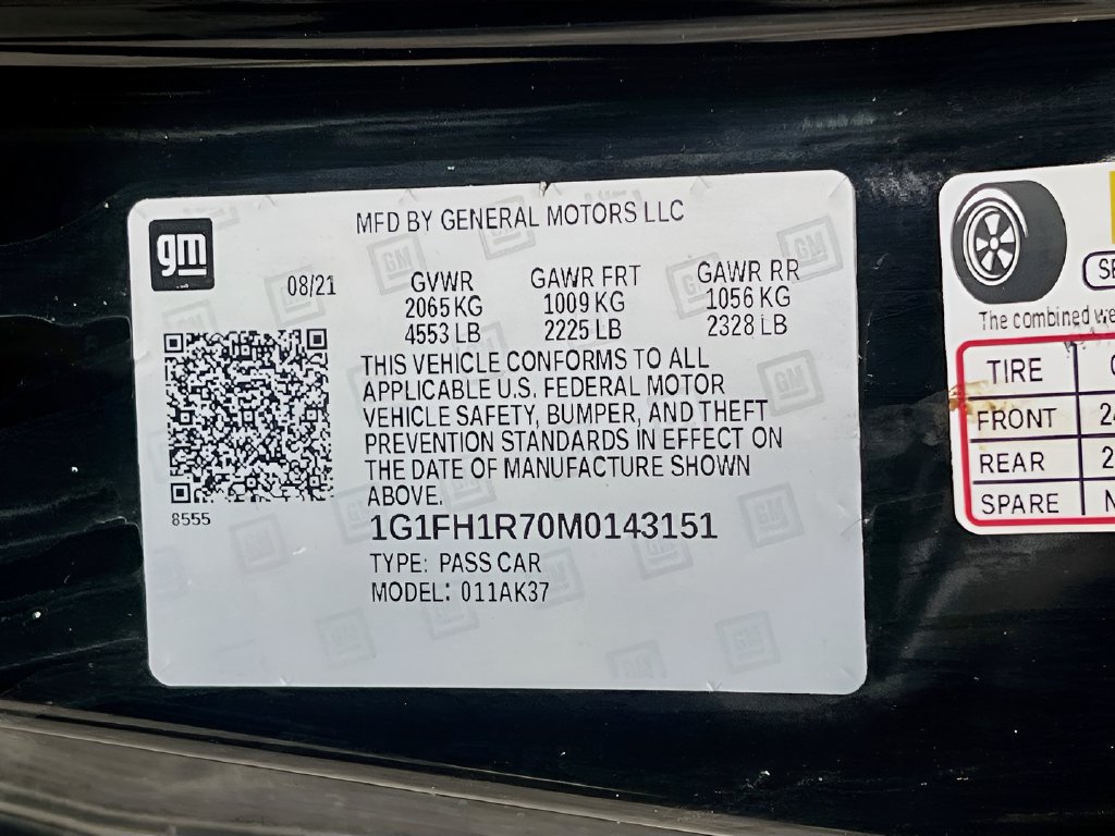 Used 2021 Chevrolet Camaro SS RWD image 33