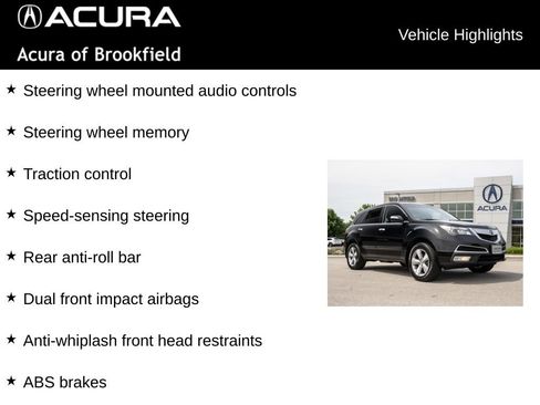 Used 2012 Acura MDX w/ Technology Package AWD/4WD image 8