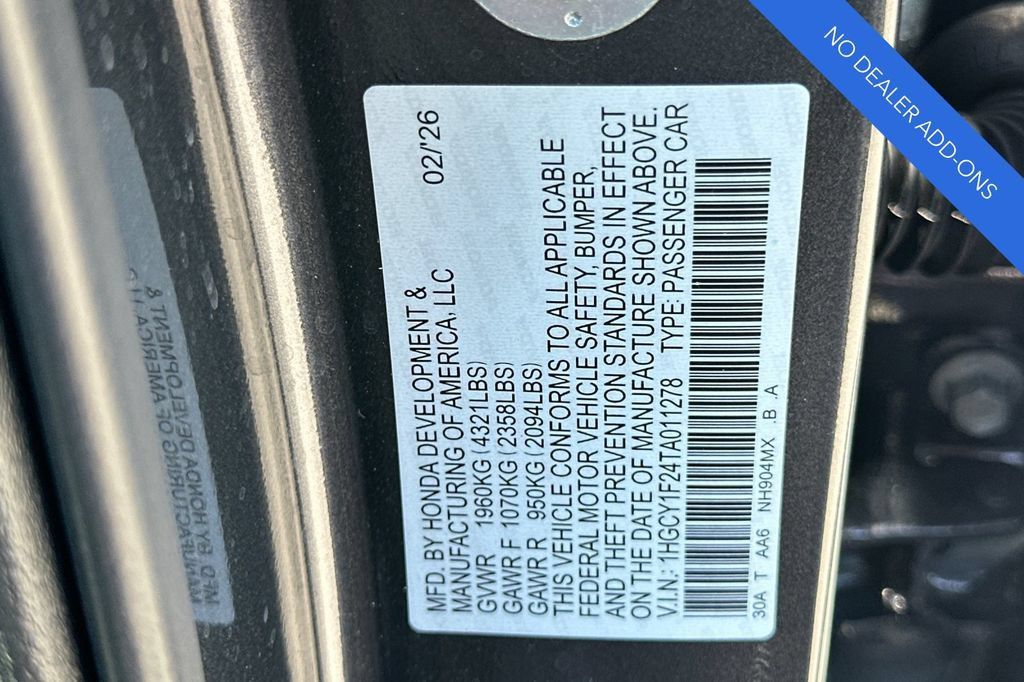 Certified 2026 Honda Accord LX image 32