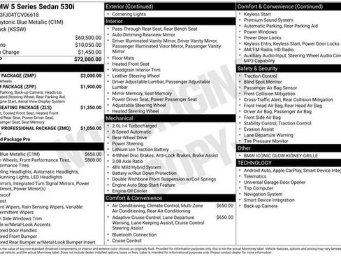 Certified 2026 BMW 530i w/ M Sport Package image 11