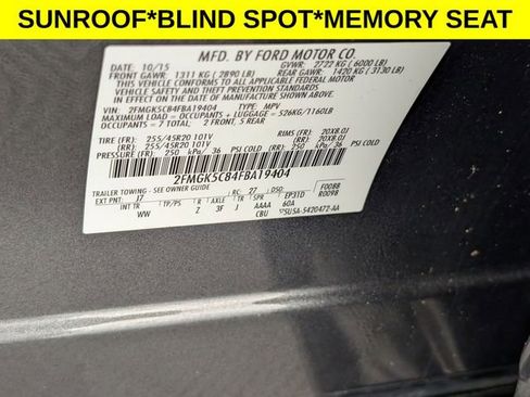 Used 2015 Ford Flex SEL w/ Equipment Group 202A FWD image 39