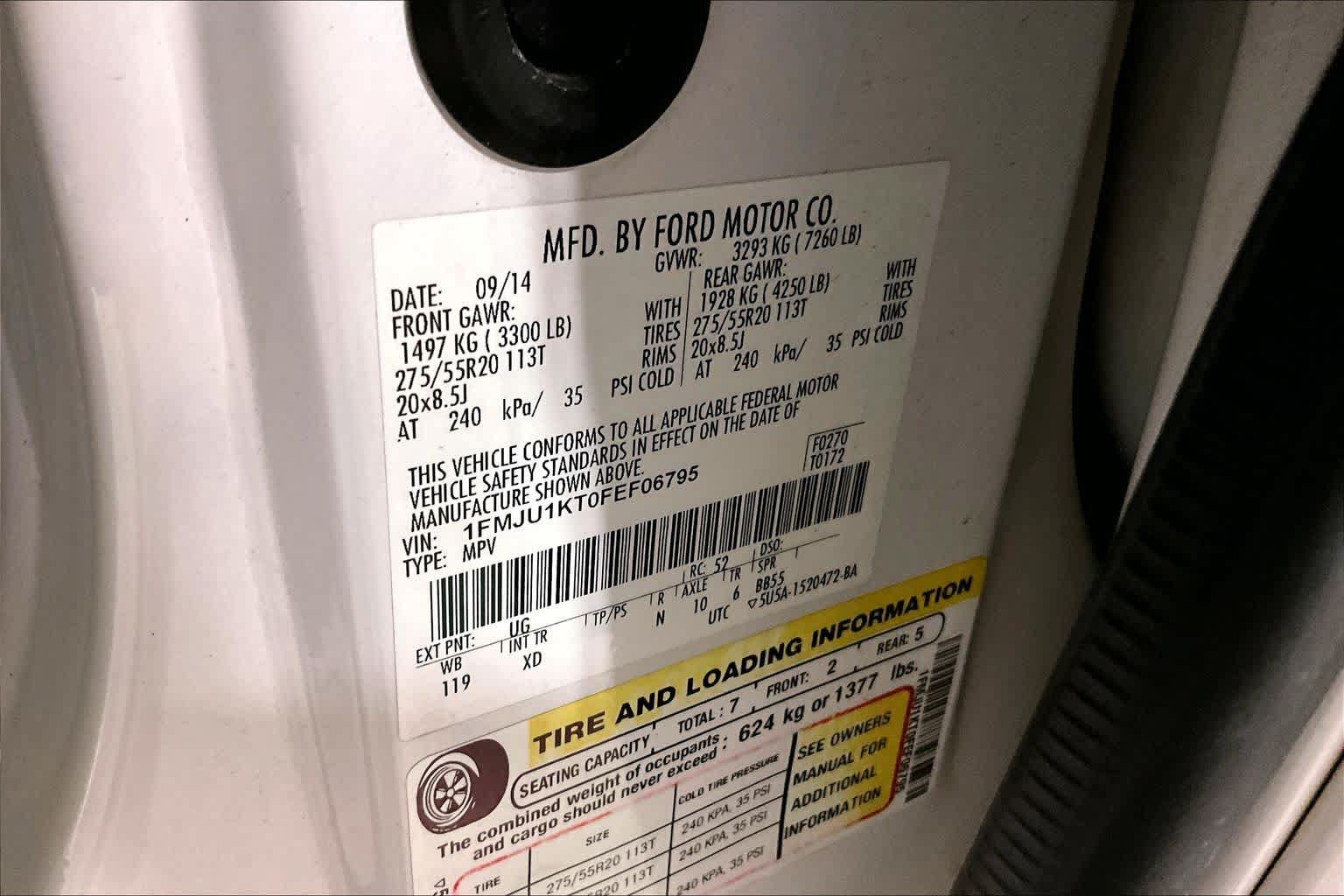 Used 2015 Ford Expedition Limited w/ Equipment Group 301A RWD image 36