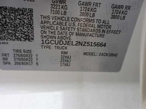Used 2022 Chevrolet Silverado 1500 High Country AWD/4WD image 37