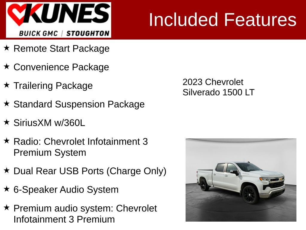 Used 2023 Chevrolet Silverado 1500 LT w/ Work Truck Package AWD/4WD image 2