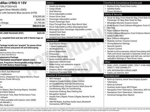 New 2026 Cadillac Lyriq V w/ LPO, Floor Liner Package image 4