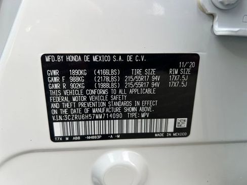 Used 2021 Honda HR-V EX image 17