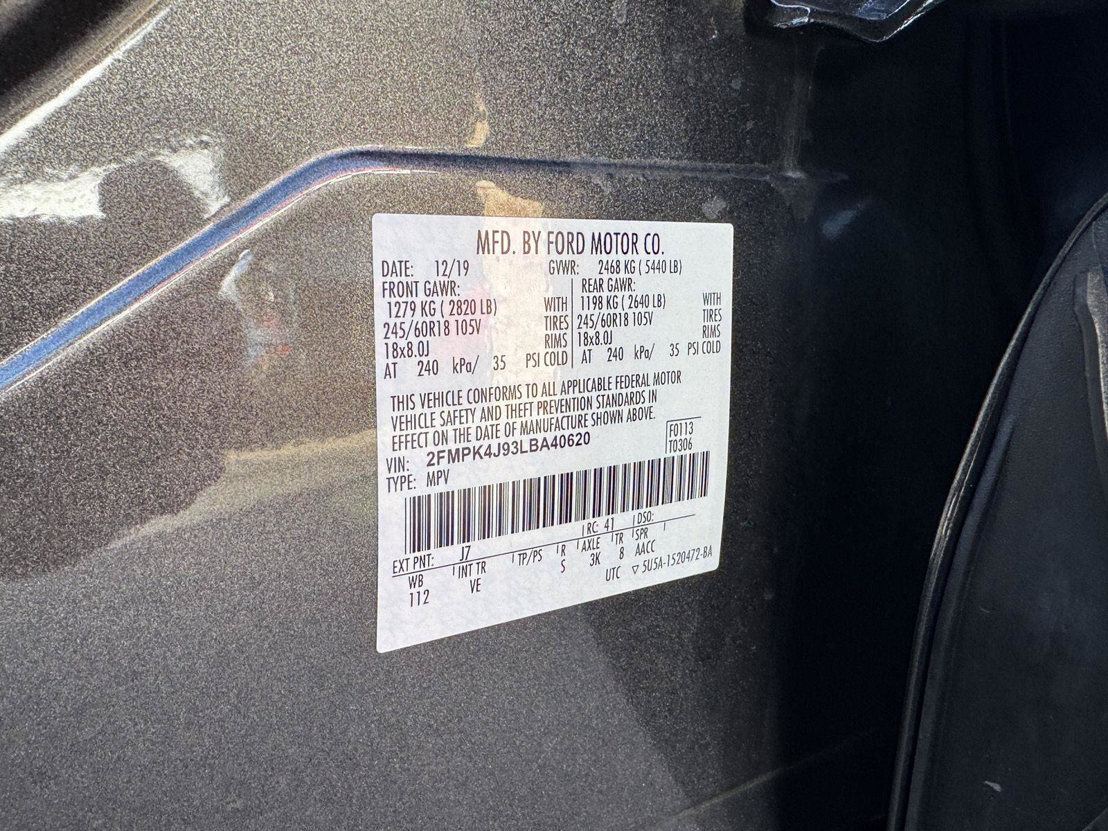 Used 2020 Ford Edge SEL w/ Convenience Package AWD/4WD image 30