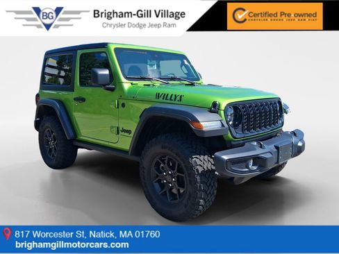 Certified 2025 Jeep Wrangler Sport AWD/4WD image 1