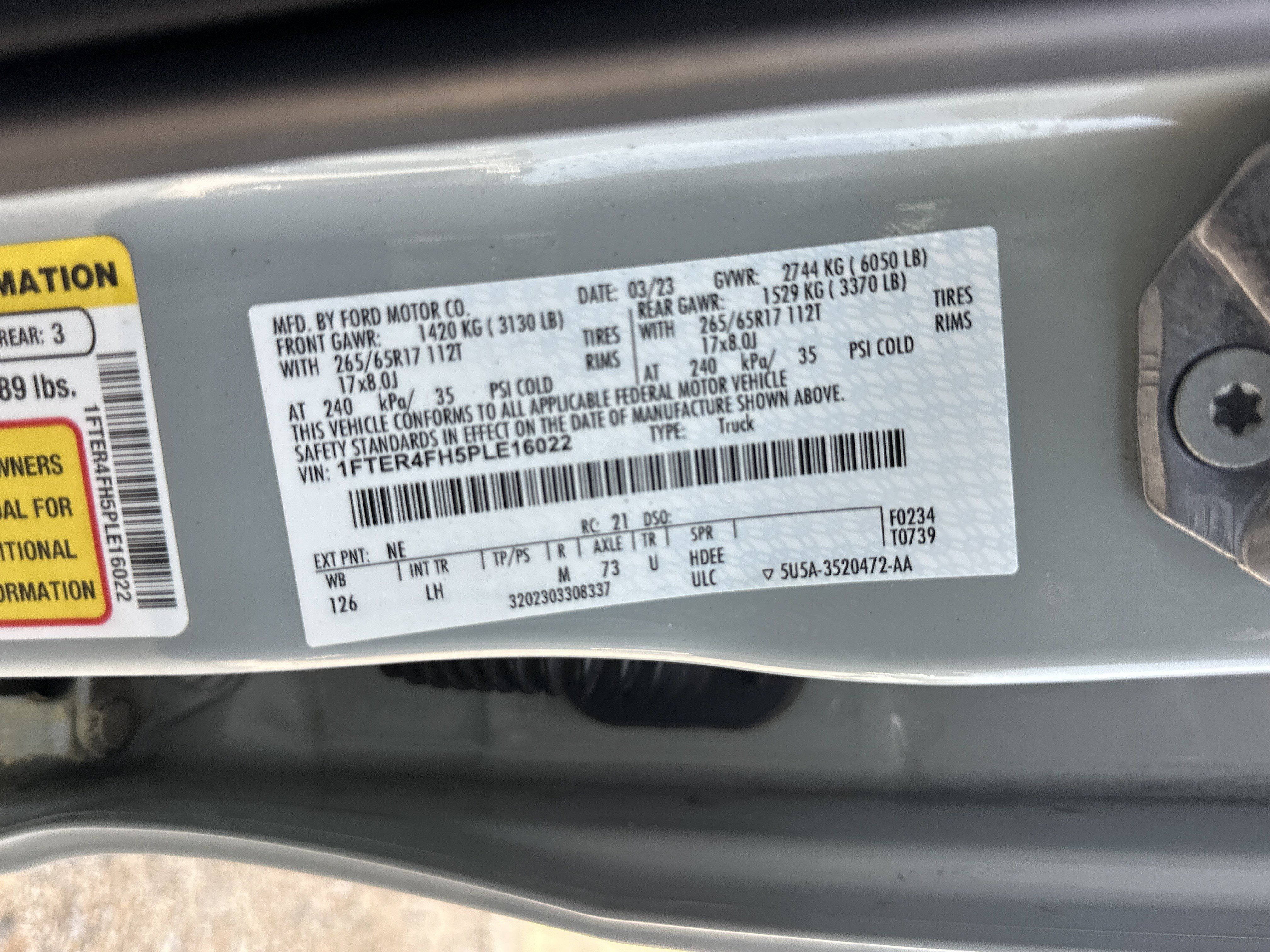 Used 2023 Ford Ranger XLT w/ Equipment Group 301A Mid AWD/4WD image 32