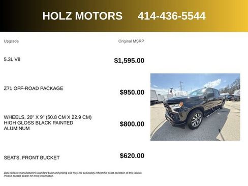 Certified 2023 Chevrolet Silverado 1500 RST w/ Z71 Off-Road Package image 5