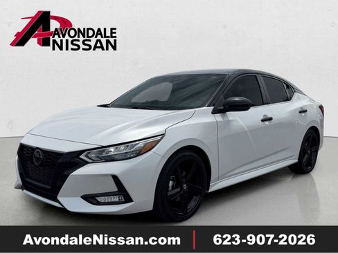 Certified 2023 Nissan Sentra SR w/ Midnight Edition Package FWD image 1