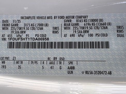 Used 2026 Ford F550 4x4 Regular Cab Super Duty w/ XLT Value Package image 23