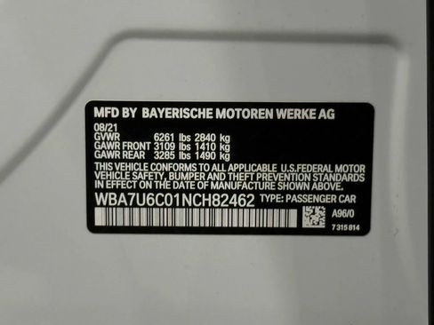 Used 2022 BMW M760i xDrive w/ Luxury Rear Seating Package AWD/4WD image 93