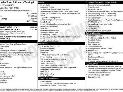 Used 2012 Chrysler Town & Country Touring-L w/ Entertainment Group #2 image 15