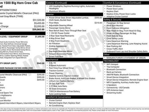 Used 2025 RAM 1500 Big Horn AWD/4WD image 7