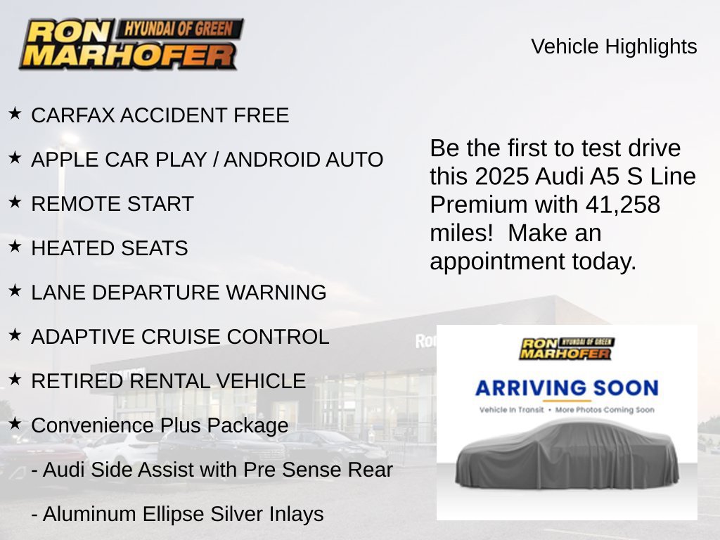 Used 2025 Audi A5 2.0T Premium AWD/4WD image 2