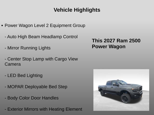 New 2027 RAM 2500 Power Wagon AWD/4WD image 34
