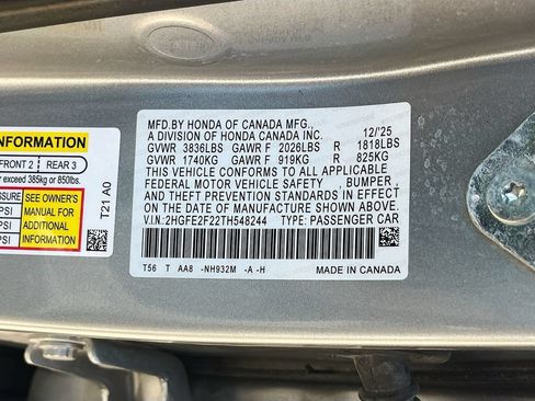 Used 2026 Honda Civic LX image 29