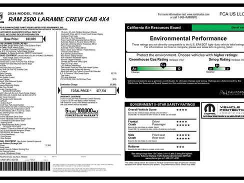 Used 2024 RAM 2500 Laramie w/ Safety Group AWD/4WD image 4