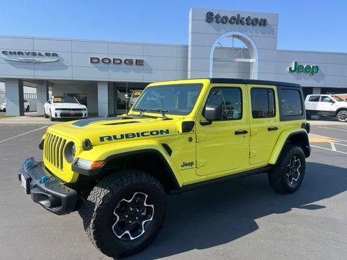 Used 2023 Jeep Wrangler Unlimited Rubicon 4xe w/ Steel Bumper Group AWD/4WD image 1