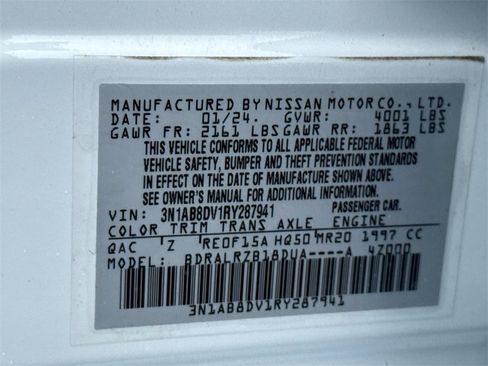 Certified 2024 Nissan Sentra SR image 30