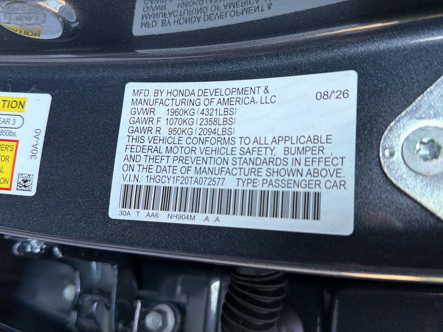 New 2026 Honda Accord LX image 33