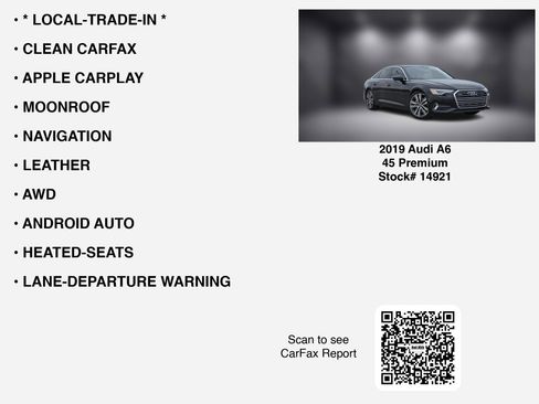 Used 2019 Audi A6 2.0T Premium Plus w/ Premium Plus Package image 7