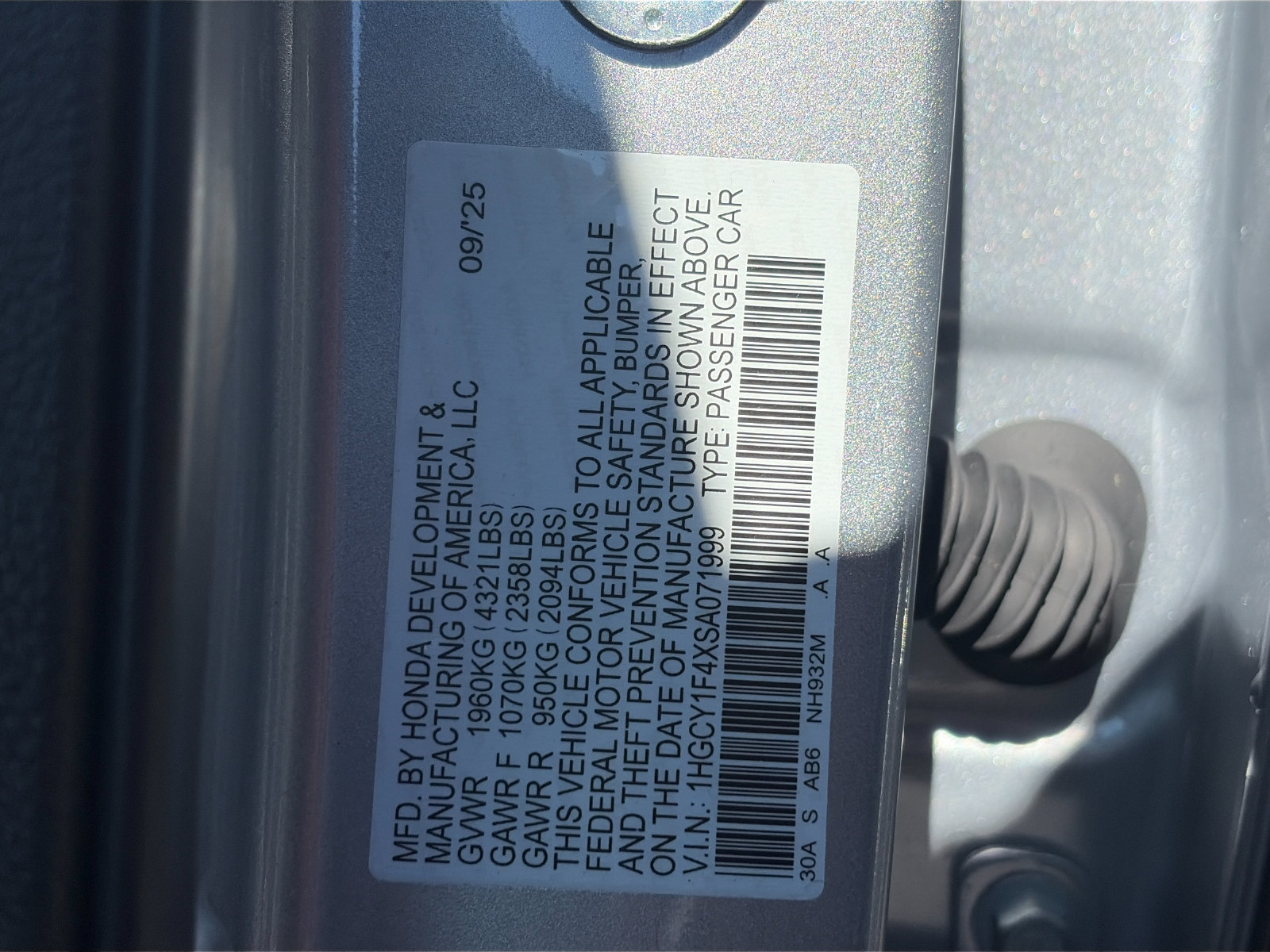 Used 2025 Honda Accord SE image 29