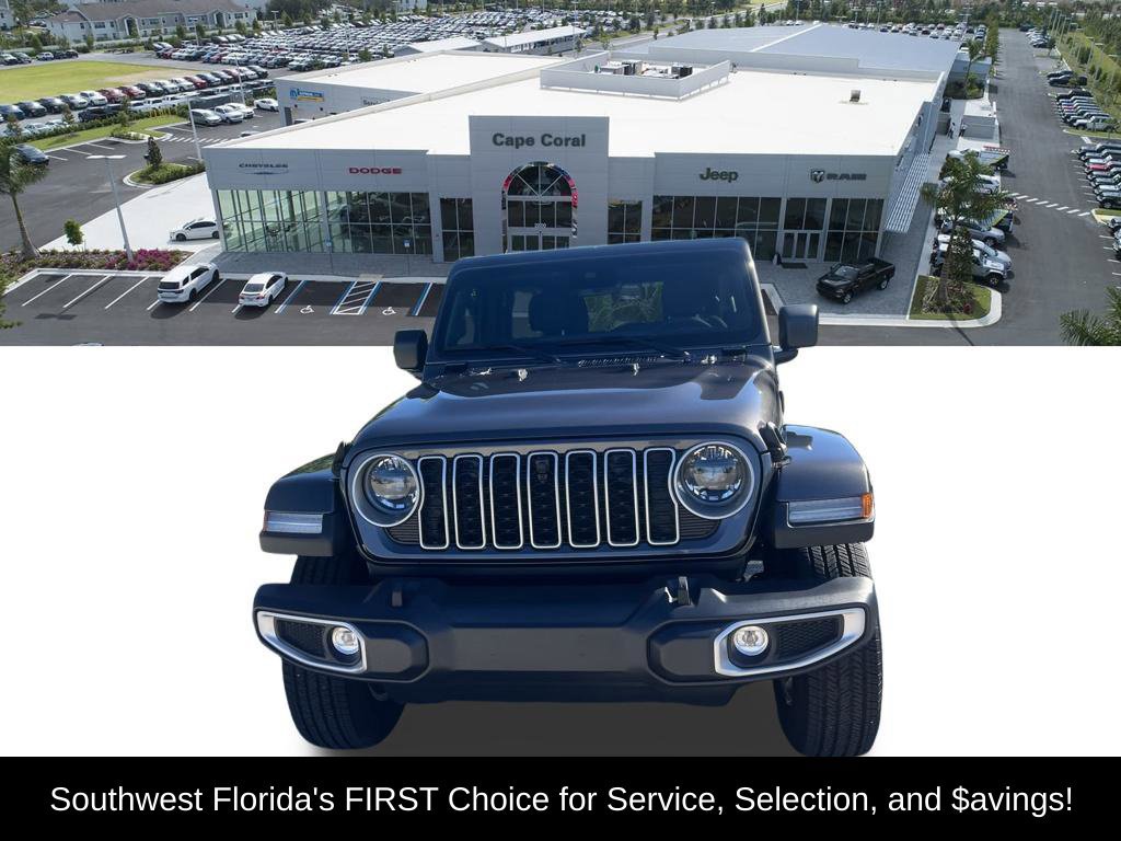 Used 2025 Jeep Wrangler Unlimited Sahara w/ Technology Group AWD/4WD image 2