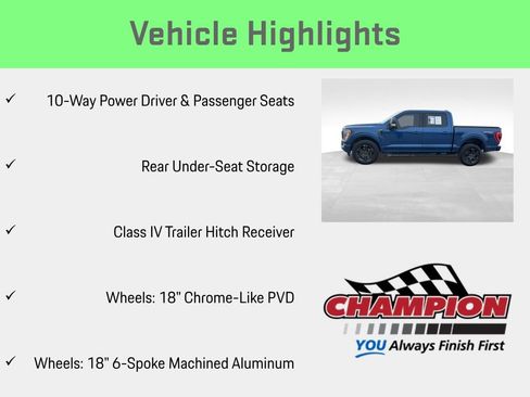 Used 2022 Ford F150 XLT w/ Equipment Group 302A High image 30