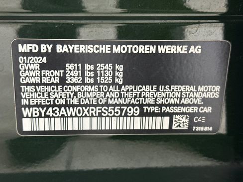 Certified 2024 BMW i4 eDrive35 w/ Convenience Package RWD image 20