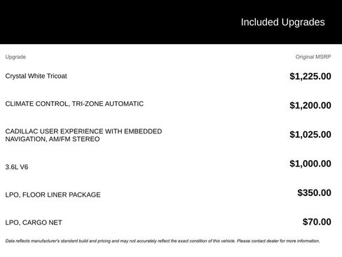 Used 2021 Cadillac XT5 Premium Luxury w/ LPO, Floor Liner Package image 5