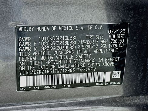 Used 2026 Honda HR-V LX image 29