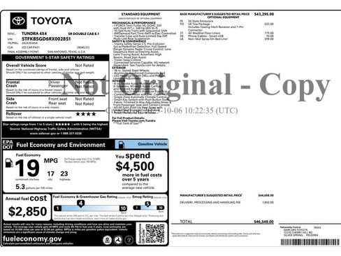 Used 2024 Toyota Tundra SR w/ SR Tow Package image 2