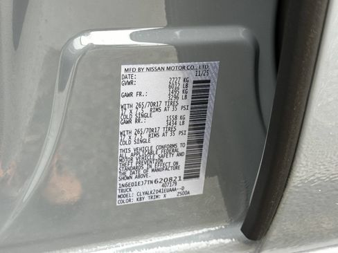 New 2026 Nissan Frontier Pro-X w/ Tow Package RWD image 35