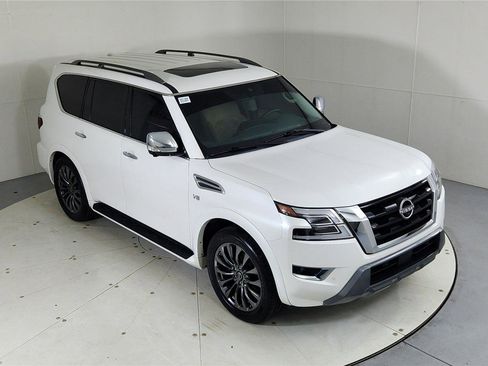 Used 2021 Nissan Armada Platinum w/ Captain's Chairs Package image 13