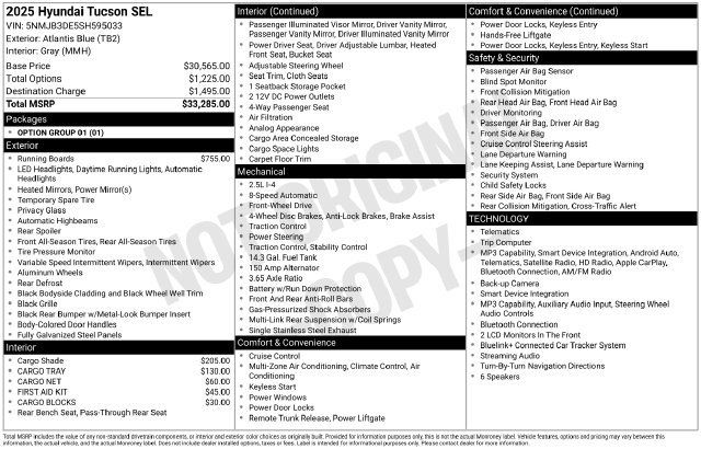 Used 2025 Hyundai Tucson SEL FWD image 4