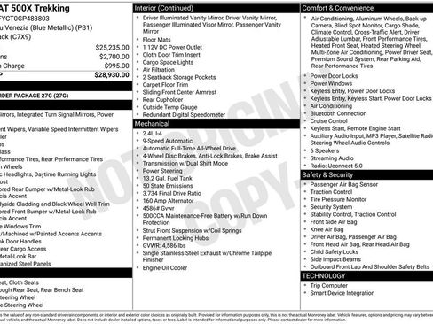 Used 2016 FIAT 500X Trekking image 39