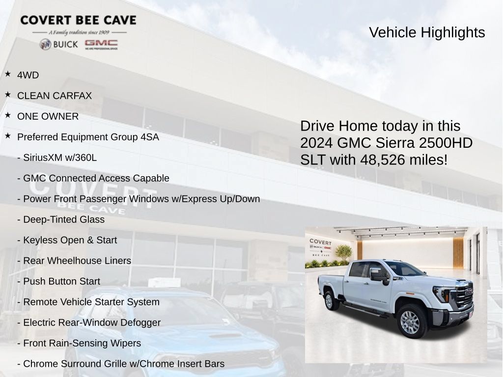 Used 2024 GMC Sierra 2500 SLT w/ Texas SLT Premium Package AWD/4WD image 6