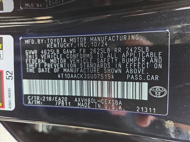 Certified 2025 Toyota Camry SE FWD image 22
