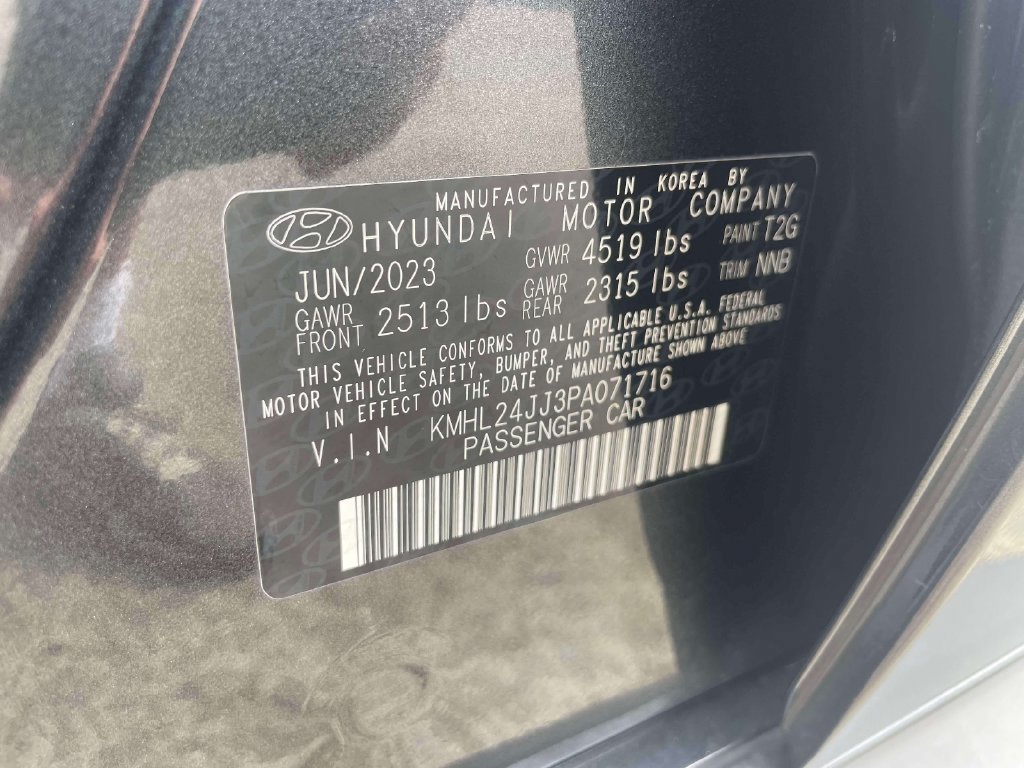 Used 2023 Hyundai Sonata Blue FWD image 18