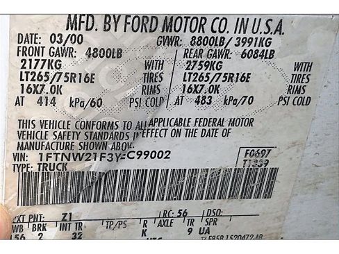 Used 2000 Ford F250 XLT image 18