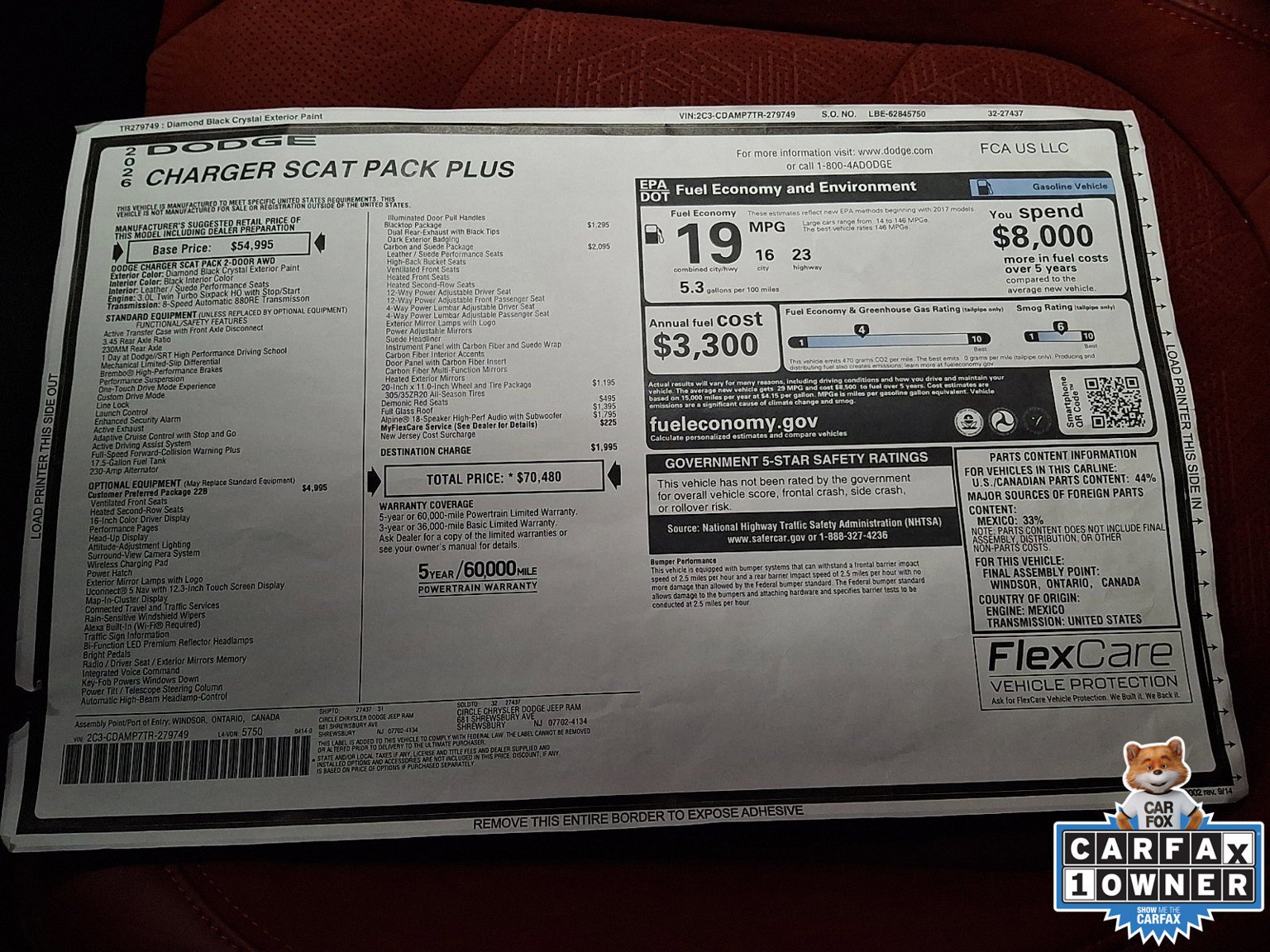 New 2026 Dodge Charger Scat Pack AWD/4WD image 12