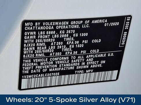 Used 2020 Volkswagen Atlas Cross Sport SEL image 29