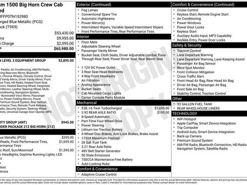 Used 2026 RAM 1500 Big Horn AWD/4WD image 8